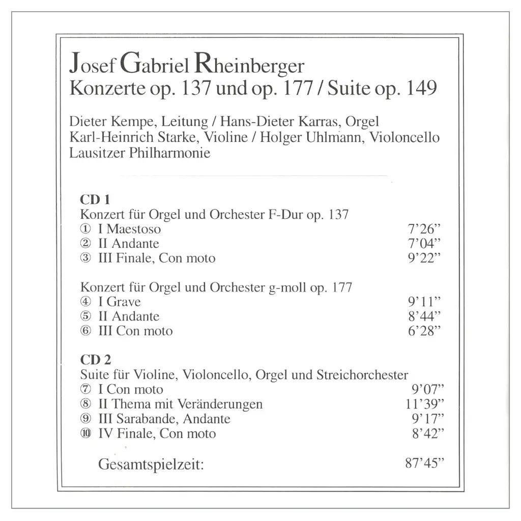 Konzerte für Orgel und Orchester - Rheinberger_RS.webp