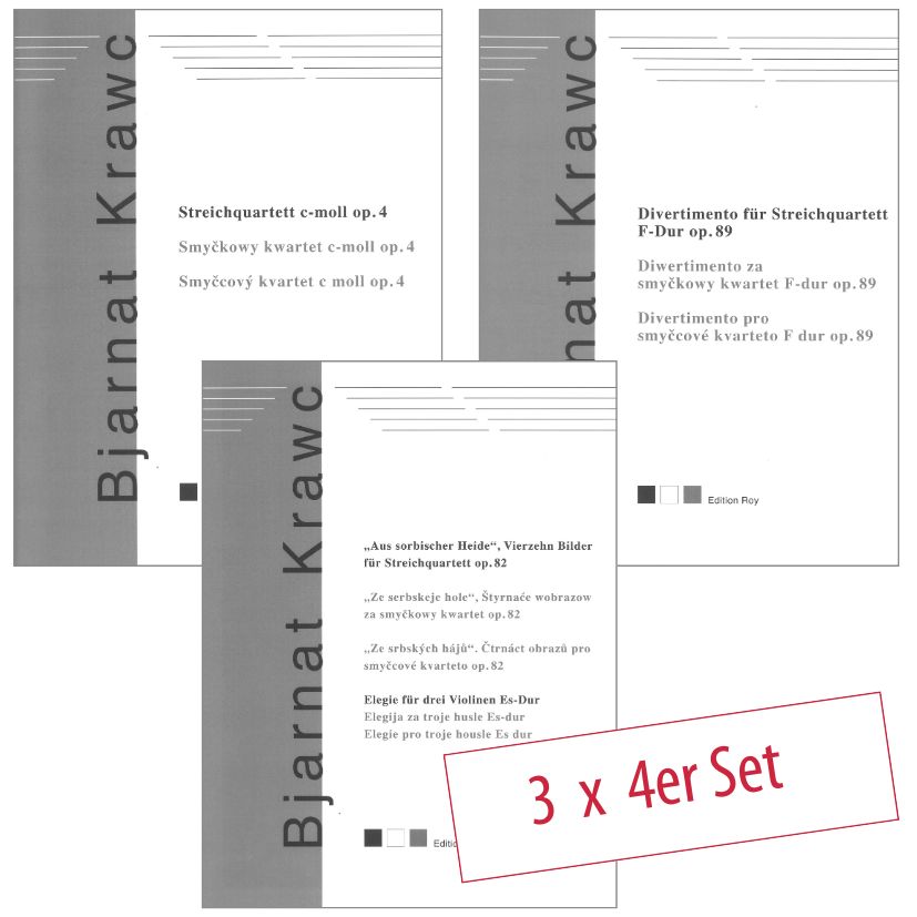 Noten op. 4/82/89 - B. Krawc