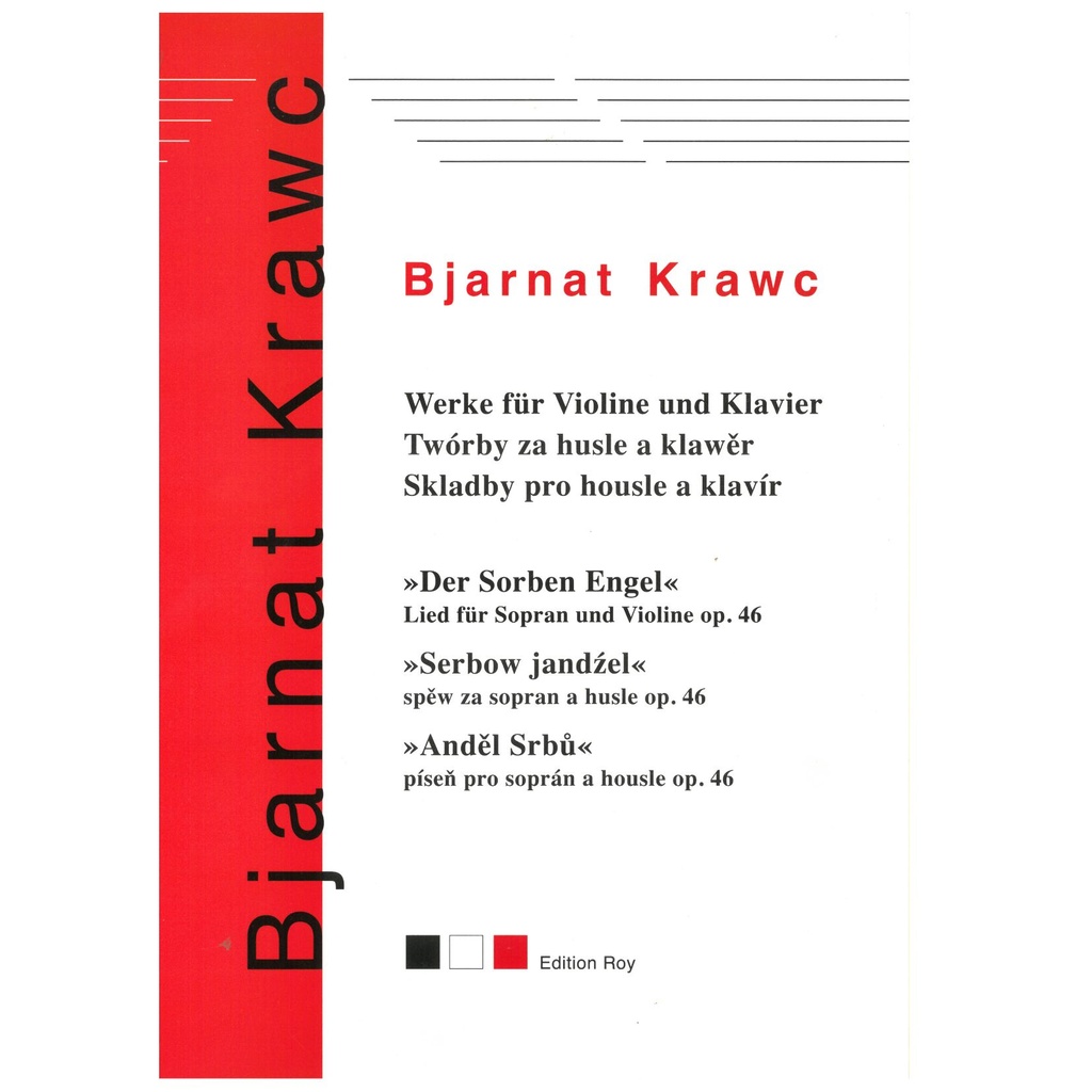 Noten Werke für Violine und Klavier op. 46 - B. Krawc (Serbow jandźel) 