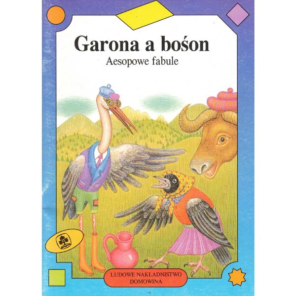 Garona a bośon. Die Krähe und der Storch.