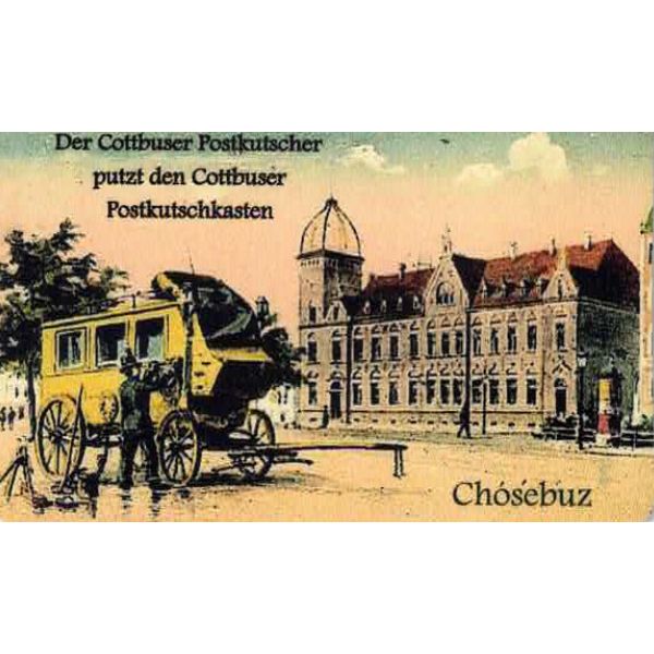 Magnet Cottbuser Postkutscher 7,3 x 4,6 cm
