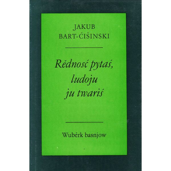 (A) Antiquariat- Rědnosć pytaś, ludoju ju twariś