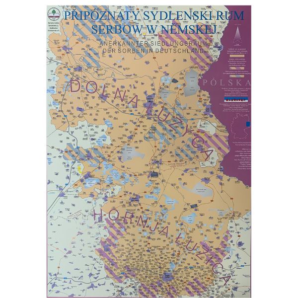 Siedlungsgebiet der Sorben - Poster