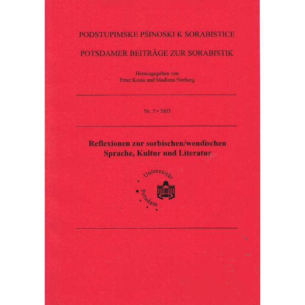 (A) Antiquariat- Reflexionen zur sorbischen/wendischen Sprache, Kultur, Literatur