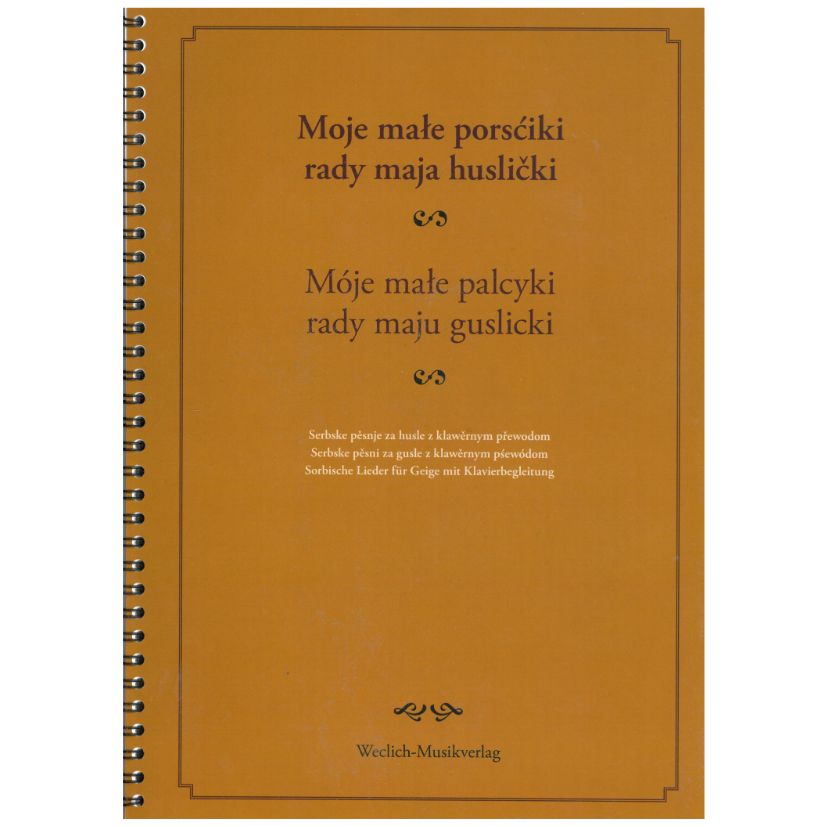 Noten Moje małe porsćiki rady maja huslički