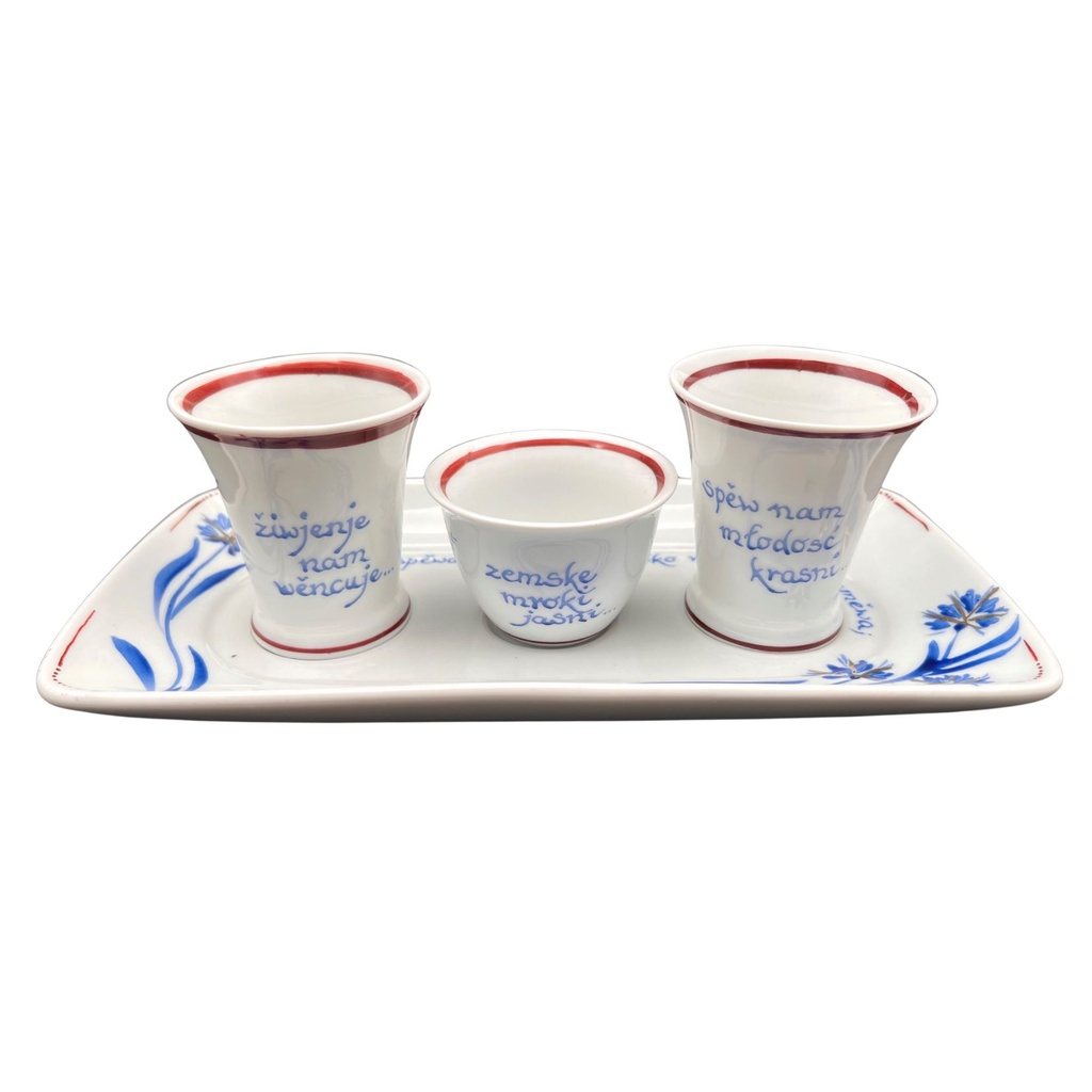 4er Ensemble mit 2 Espressotassen 
