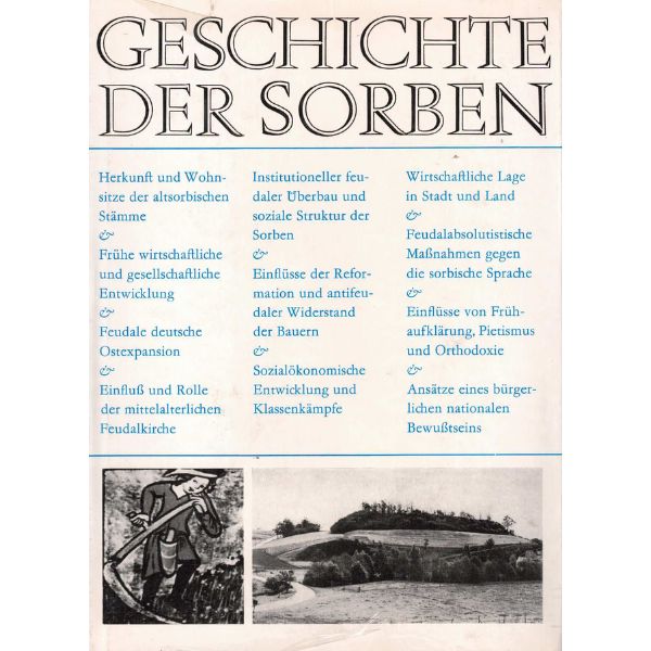 (A) Antiquriat- Geschichte der Sorben Band I