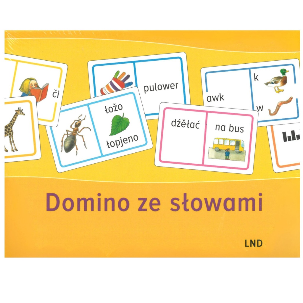 Domino ze słowami