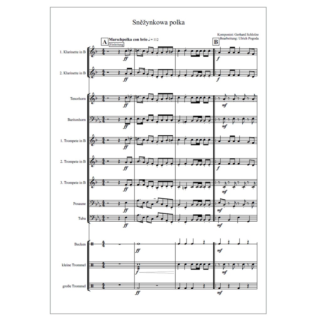 Pdf Noten - Sněžynkowa polka