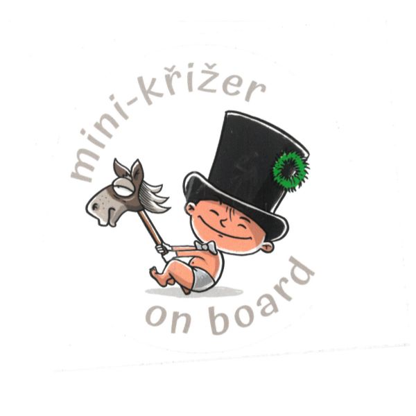SK Aufkleber rund mini křižer