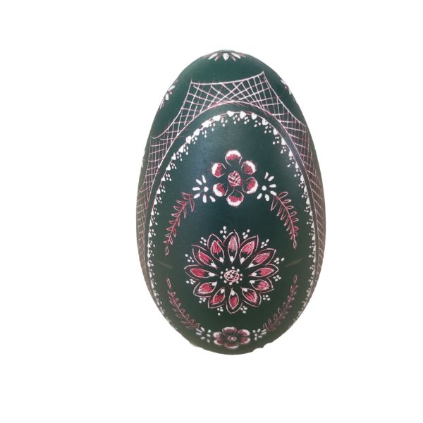 Ei HBa Gänseei Kratztechnik grün