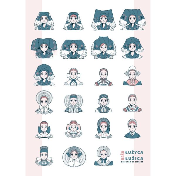 PK Postkarten SET siggiko- naša Łužyca 