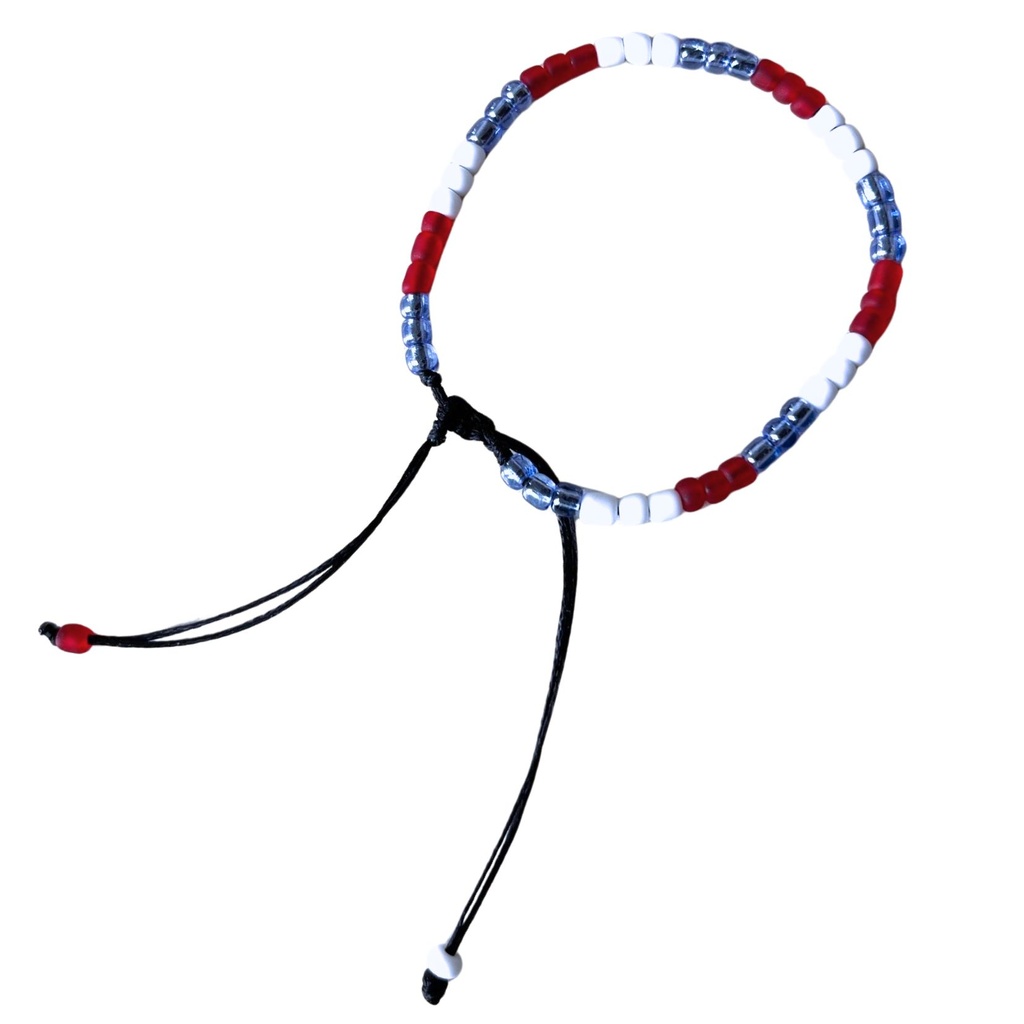 Armband mit Glasperlen