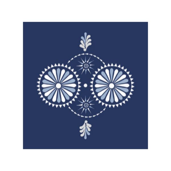 Servietten- Blaue Blüte