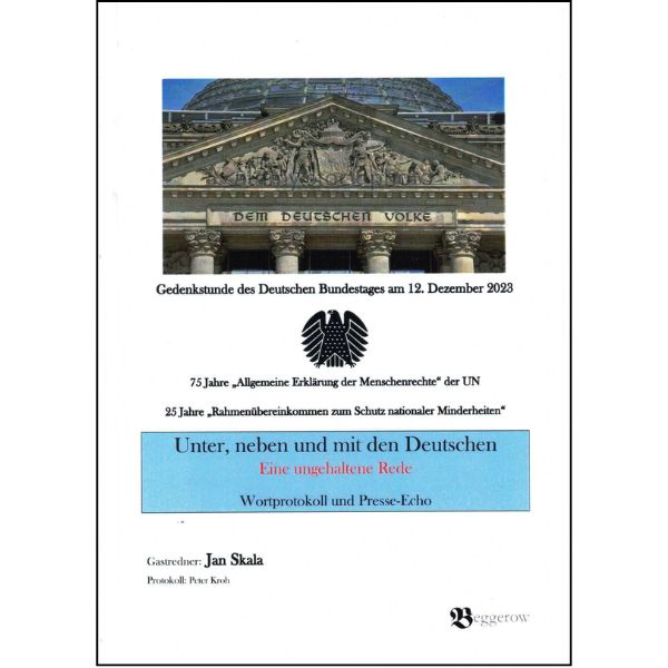 (A) Antiquariat- Unter, neben und mit den Deutschen- eine ungehaltene Rede