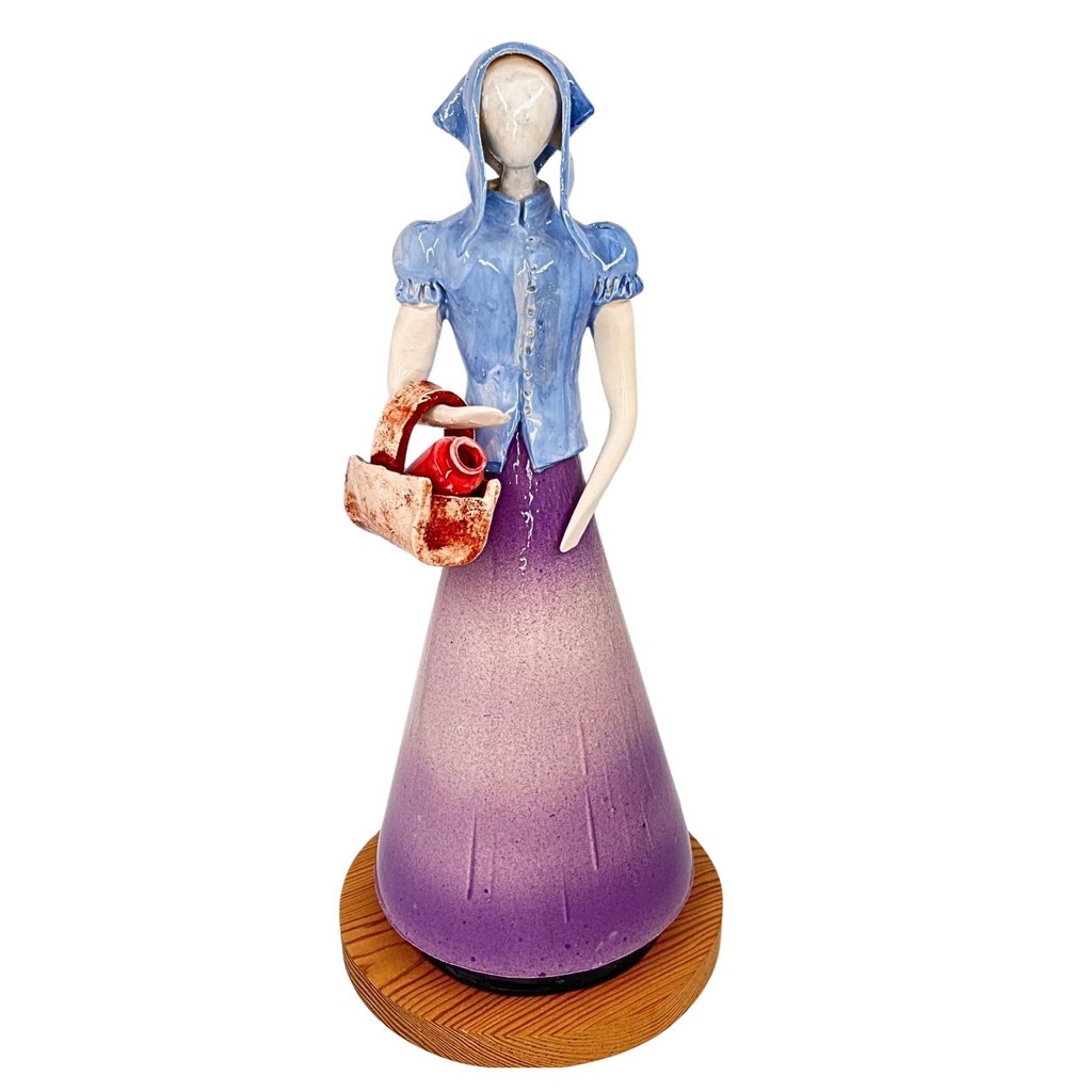 Frau in Erntetracht 35cm - Keramik Scholze