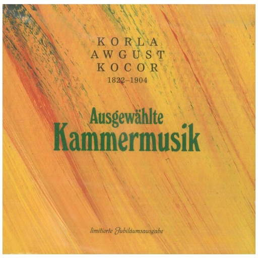 [SL126] CD Korla Awgust Kocor: Ausgewählte Kammermusik