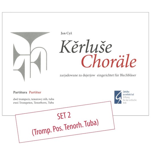 [S126] Noten Choräle/Kěrluše - Set 2 (Tromp/Pos/Tenorh/Tuba)