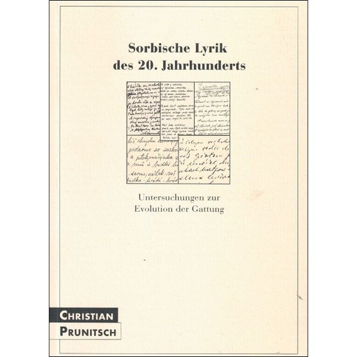 [LF] Sorbische Lyrik des 20. Jahrhunderts
