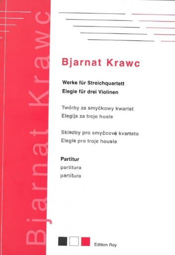 [L126] Werke für Streichquartett - Elegie für drei Violinen