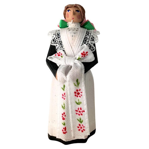 [SB]  Družka - Holzfigur 7,5cm (Brautjungfer) - Steglich