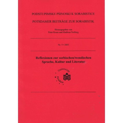 [LB] (A) Antiquariat- Reflexionen zur sorbischen/wendischen Sprache, Kultur, Literatur
