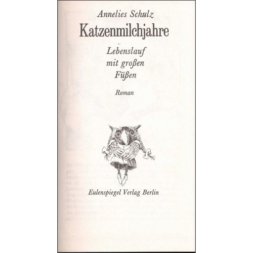 [LB] (A) Antiquariat- Katzenmilchjahre