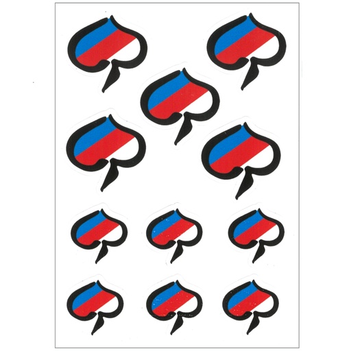 [SLB] Aufkleber Stickerbogen Lindenblatt 