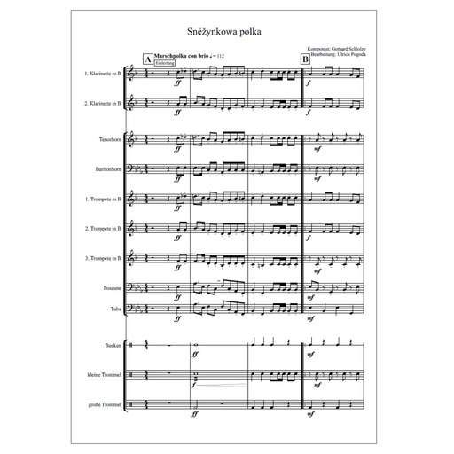 [S126] Pdf Noten - Sněžynkowa polka