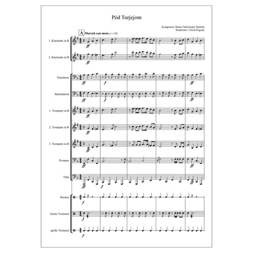 [S126] Pdf Noten - Pód Turjejom