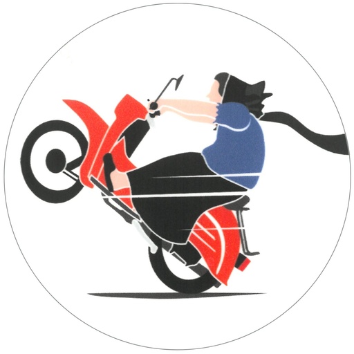 SK Aufkleber rund 8x8