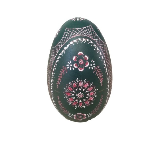 [LF] Ei HBa Gänseei Kratztechnik grün