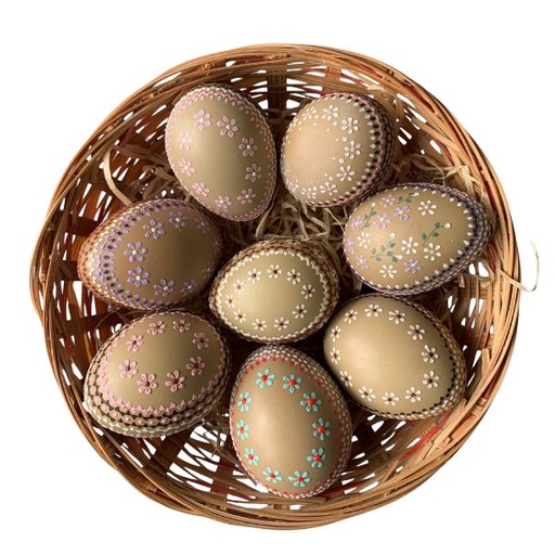 [SB] Ei RRö Fasan Bossiert Blümchen  